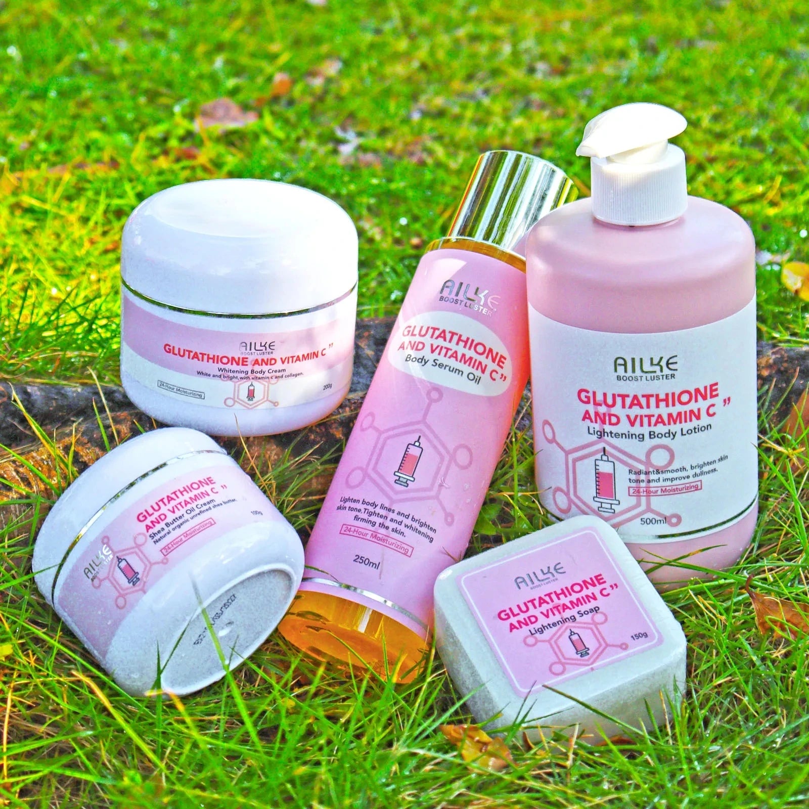 Gamme Éclat Peau AILKE | Glutathion & Vitamine C | Sérum, Crème, Lotion & Sets – CLEVI Paris