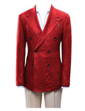 Blazer homme croisé ajusté en lin – CLEVI Paris