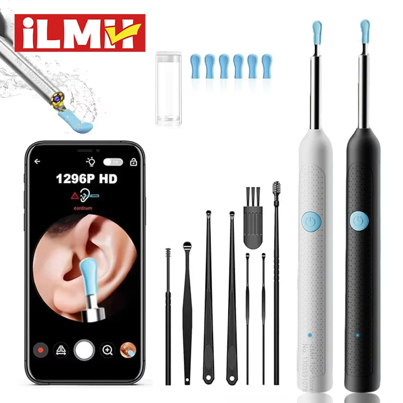 Otoscope Connecté WiFi avec Caméra HD 1080P Nettoyeur Auriculaire Visuel — CLEVI Paris
