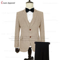 Costume homme 3 pièces à carreaux – CLEVI Paris