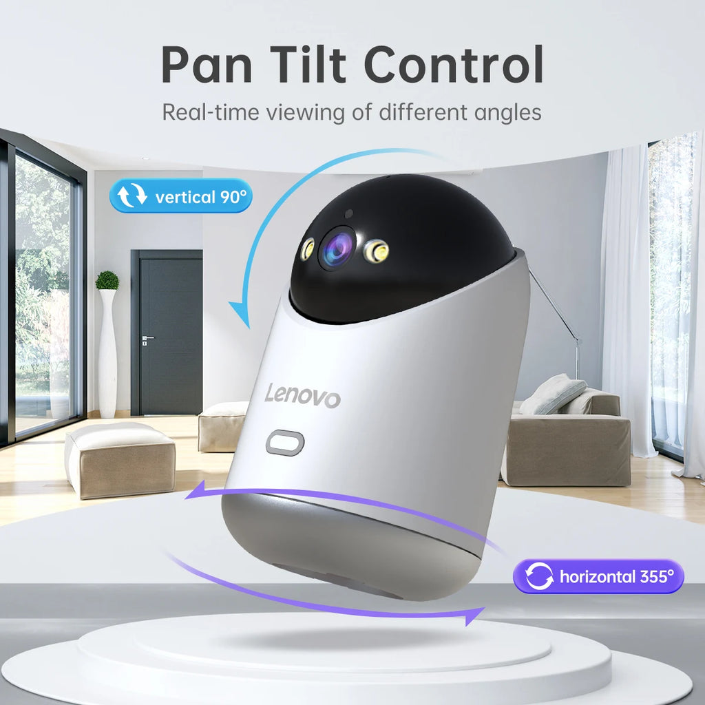 Caméra Dôme Intérieure PTZ 5MP WiFi Dual-Band Suivi Auto Vision Nocturne – CLEVI Paris