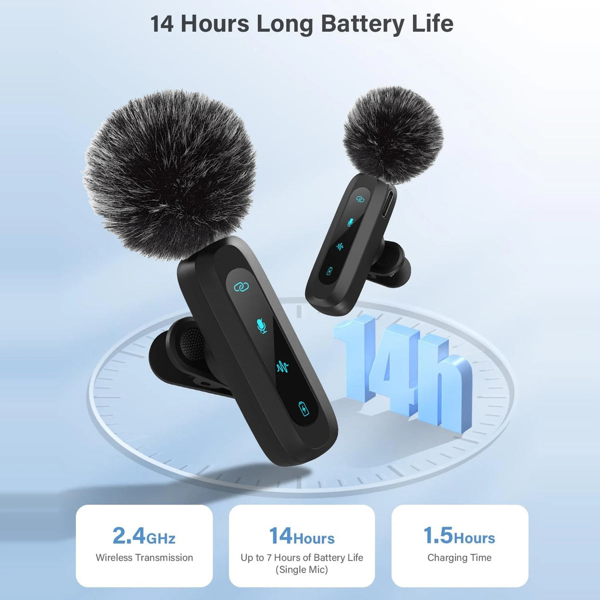 Micro-cravate sans fil USB-C HITOZON – CLEVI Paris
