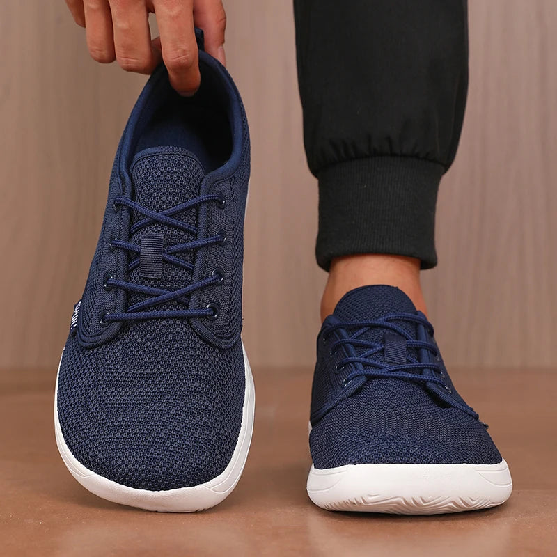 Sneakers Mesh Unisexe Respirantes Bout Large – CLEVI Paris
