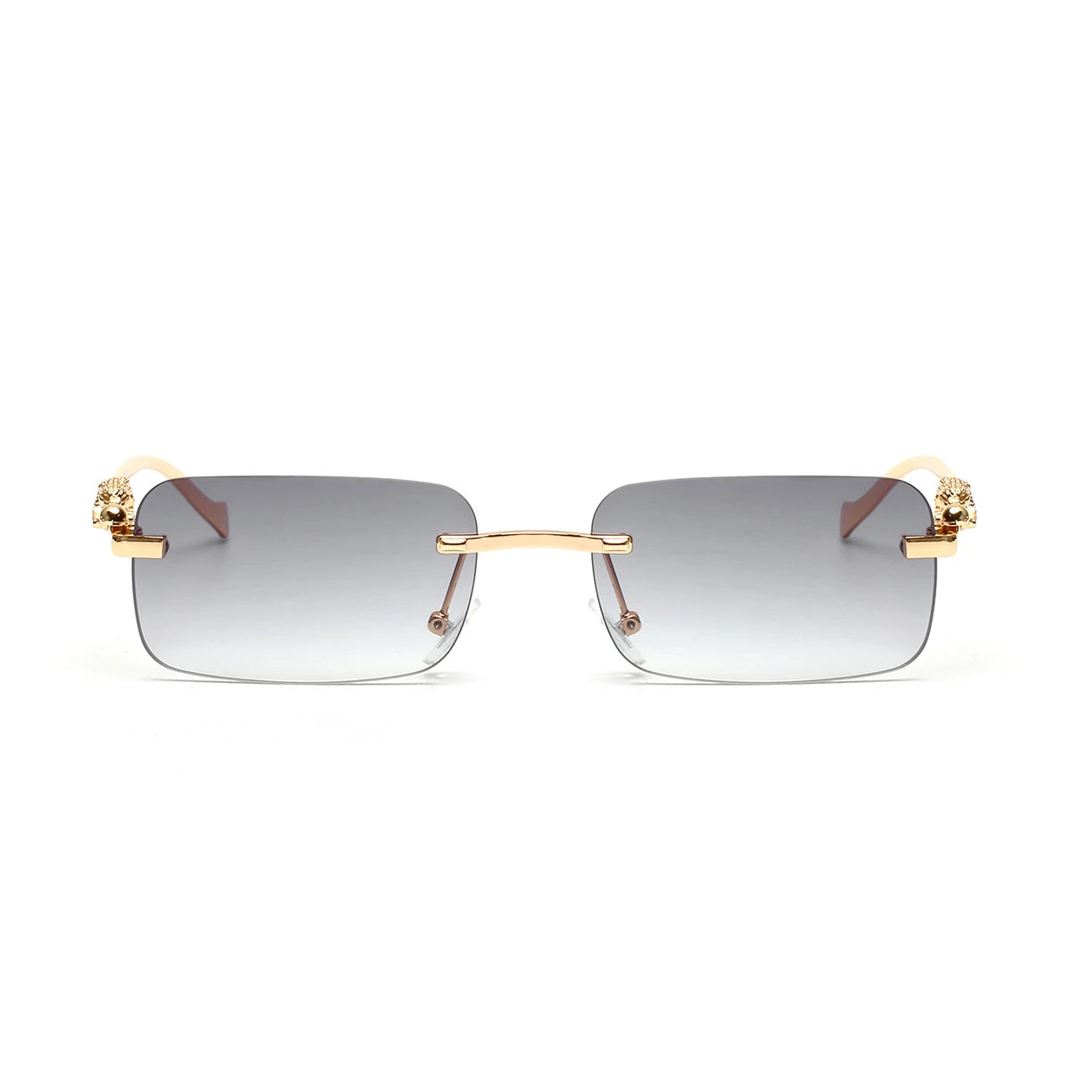 Lunettes de Soleil Sans Monture Carrées Hip Hop – Monture Polycarbonate UV400 Outdoor – CLEVI Paris