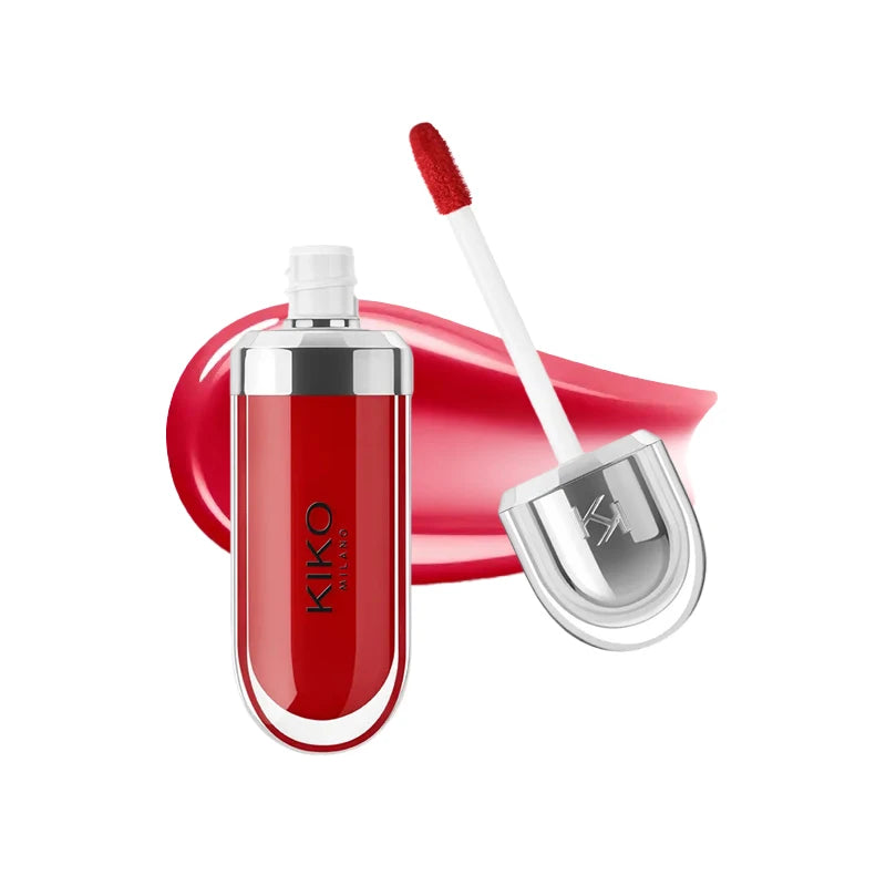 Gloss Lèvres KIKO 3D Mirror – Brillant Waterproof, Longue Tenue, 23 Teintes