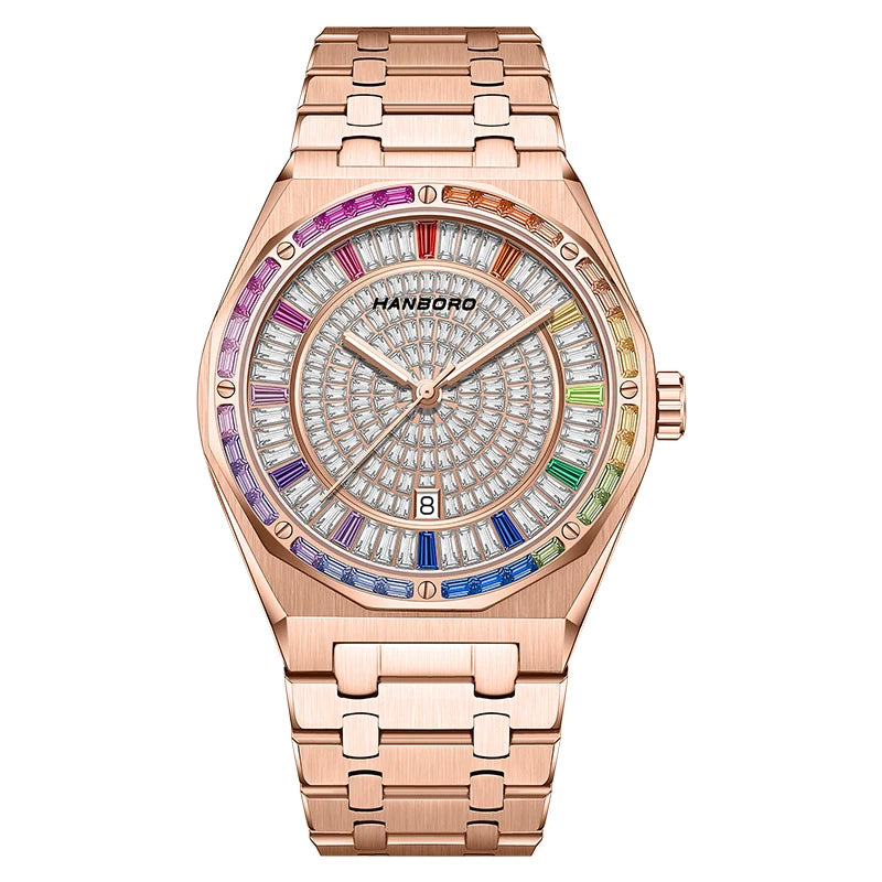 Montre Homme Automatique Cristal Hanboro – CLEVI Paris
