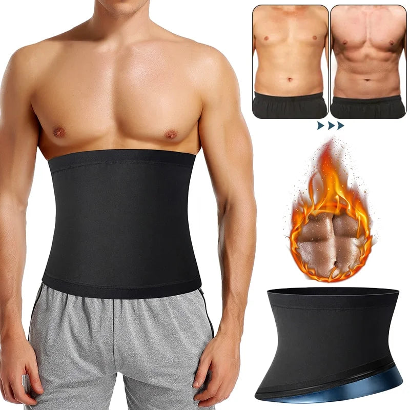 Ceinture Sudation Homme Gainante Effet Sauna Ventre Plat — CLEVI Paris