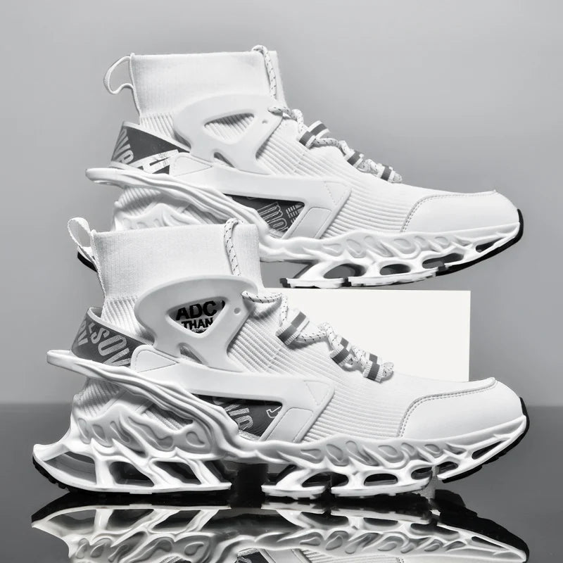 Sneakers Homme Flyknit Respirants Semelle Caoutchouc — Running & Casual | CLEVI Paris