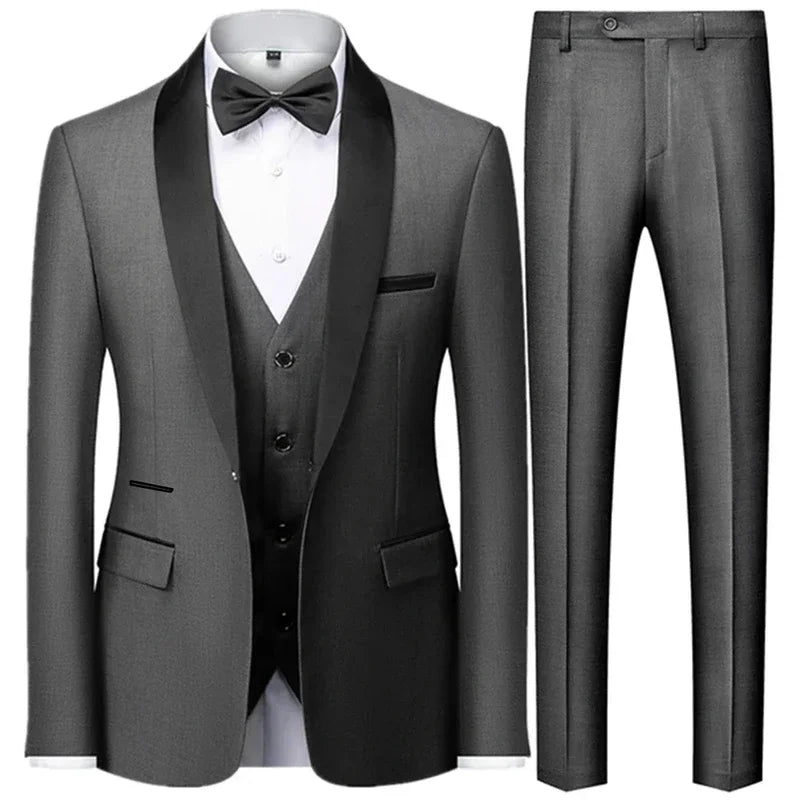 Costume homme 3 pièces mariage – CLEVI Paris