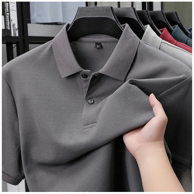 Polo Homme ELITEVESTA 100% Coton – 19 Coloris, Coupe Regular, Anti-Boulochage