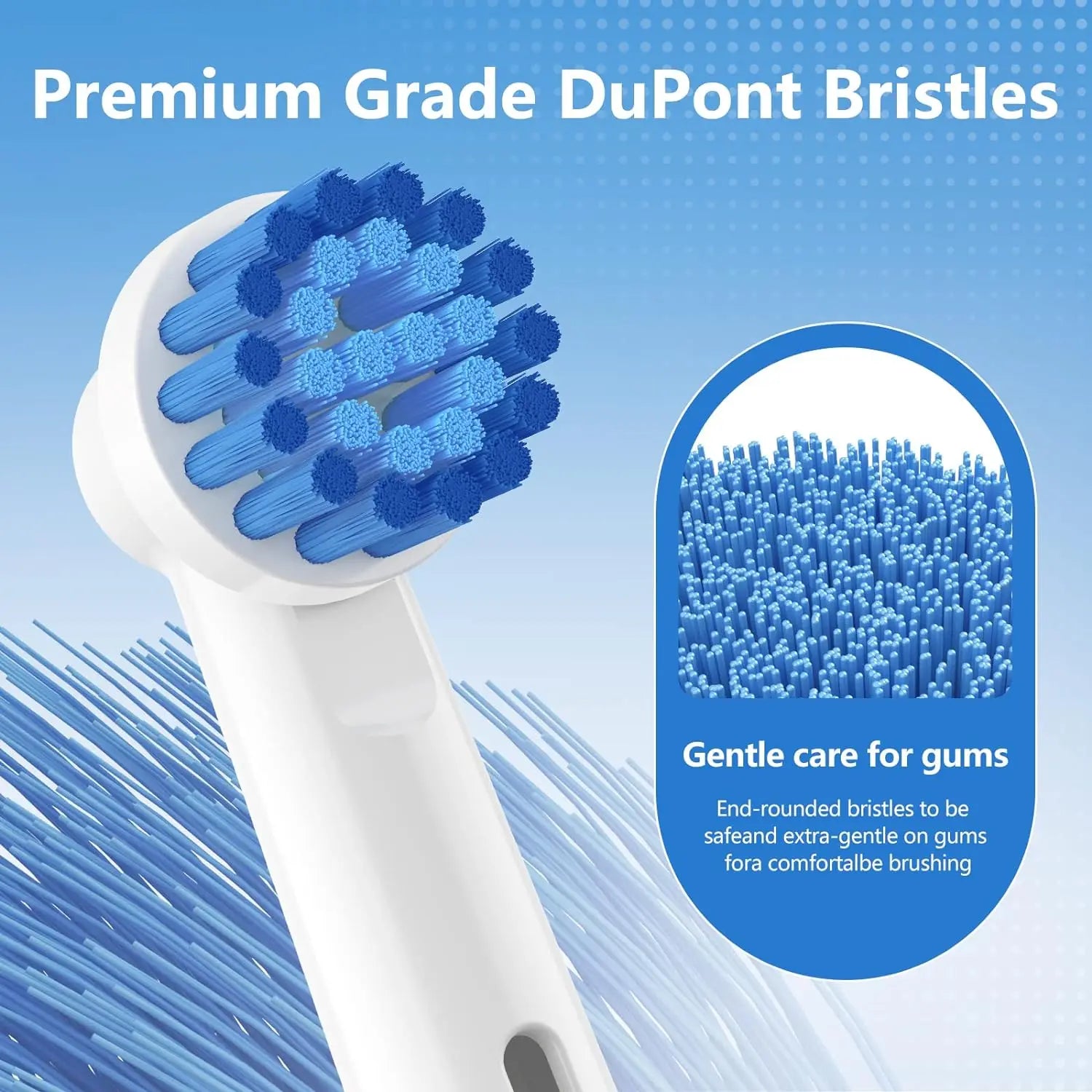 Têtes de Remplacement Soins Gencives Sensibles | Compatible Oral-B Braun Électrique – CLEVI Paris
