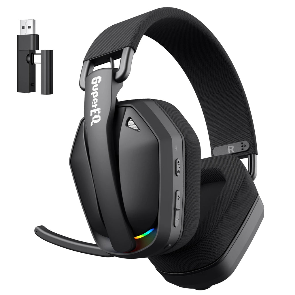 Casque Gaming Sans Fil EKSA G19BT – 2.4G / Bluetooth 5.4 / Jack, Micro ANC, 35H, PC PS5 Xbox