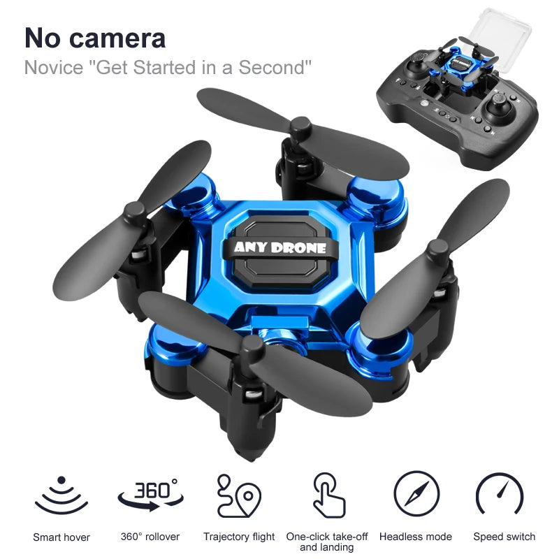 Mini Drone Pliable K04 – Caméra 4K, Moteur Brushless, Protège-Hélices, 12 min de Vol – CLEVI Paris
