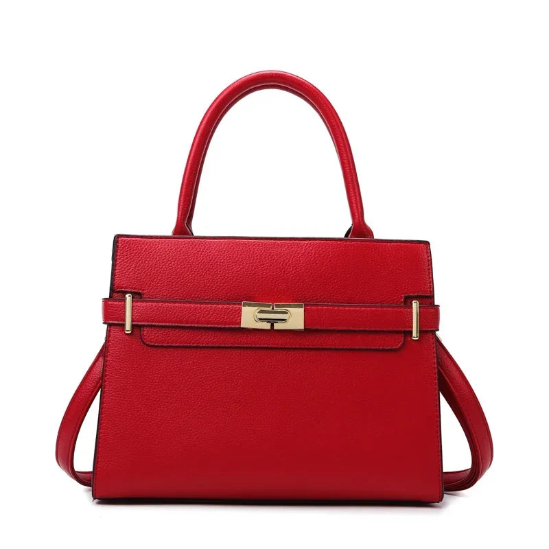 Set Sac à Main Femme Luxe – Grand Sac + Pochette | Cuir PU | Épaule & Bandoulière | 10 Coloris