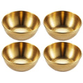 Coupelles à Sauce en Inox — Or & Argent, Lot de 2 ou 4, Apéritif & Condiments | CLEVI Paris