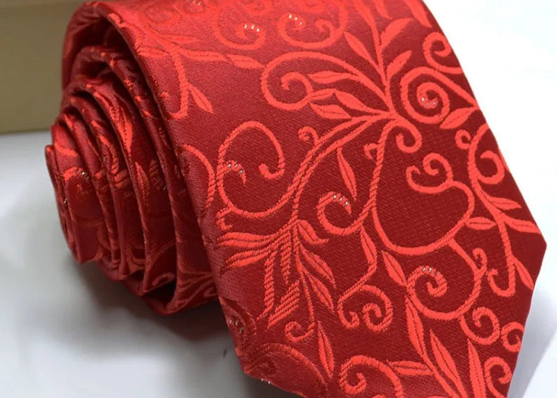 Cravate homme motifs variés 7–8 cm – CLEVI Paris