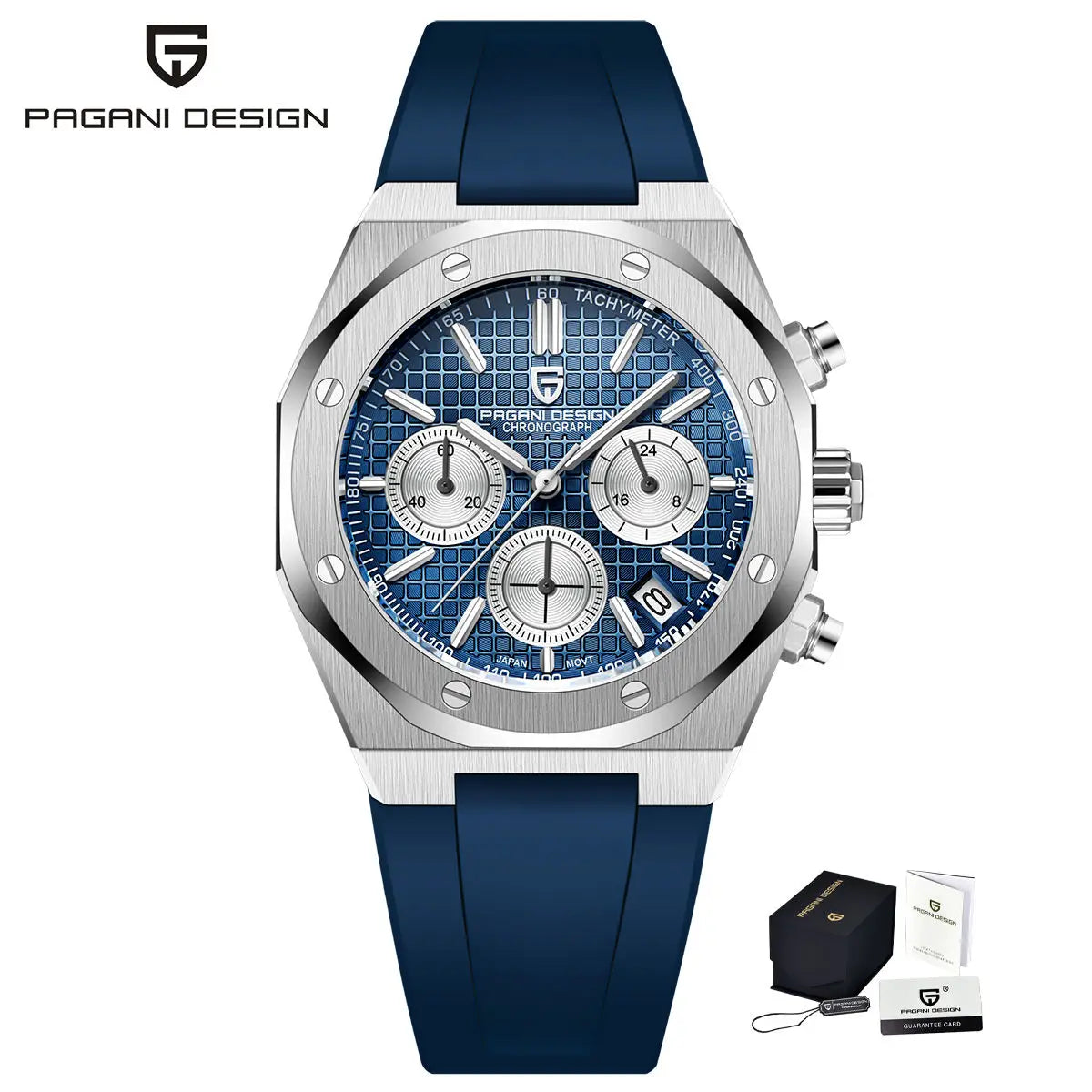 Montre Chronographe Homme Pagani Design PD-1707 Quartz VK63 Saphir 200m – CLEVI Paris