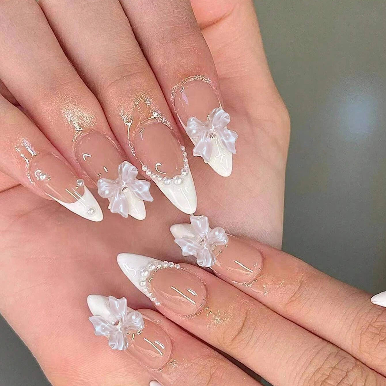 Faux Ongles Press-On Style French | Lot de 24, Forme Carrée – CLEVI Paris