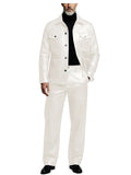 Ensemble Cuir PU Homme 2 Pièces – CLEVI Paris