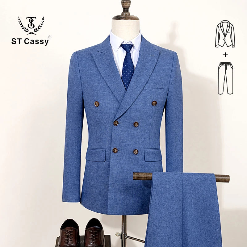 Costume homme élégant 2 pièces – CLEVI Paris