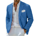 Blazer homme en lin coupe slim – CLEVI Paris