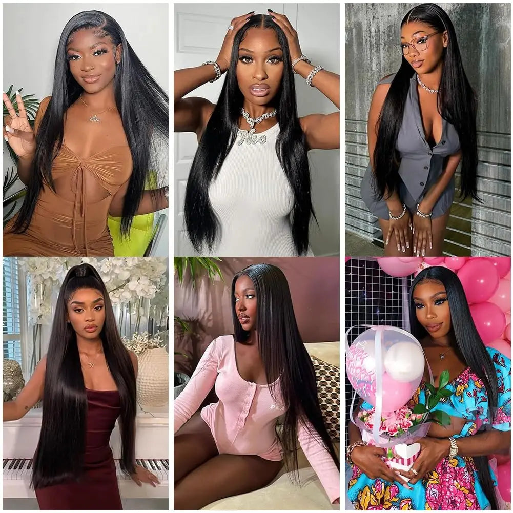 Bundles Lisses Cheveux Humains Brésiliens Remy Hair Noir Naturel – CLEVI Paris