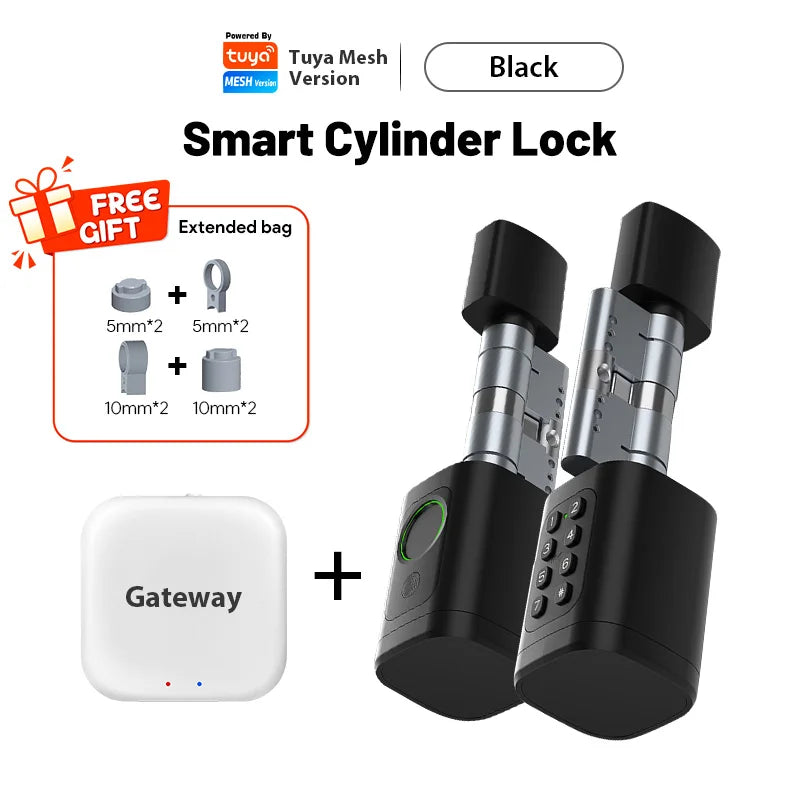 Cylindre Connecté Catchface V1 Pro+ Empreinte Digitale Tuya Ajustable – CLEVI Paris
