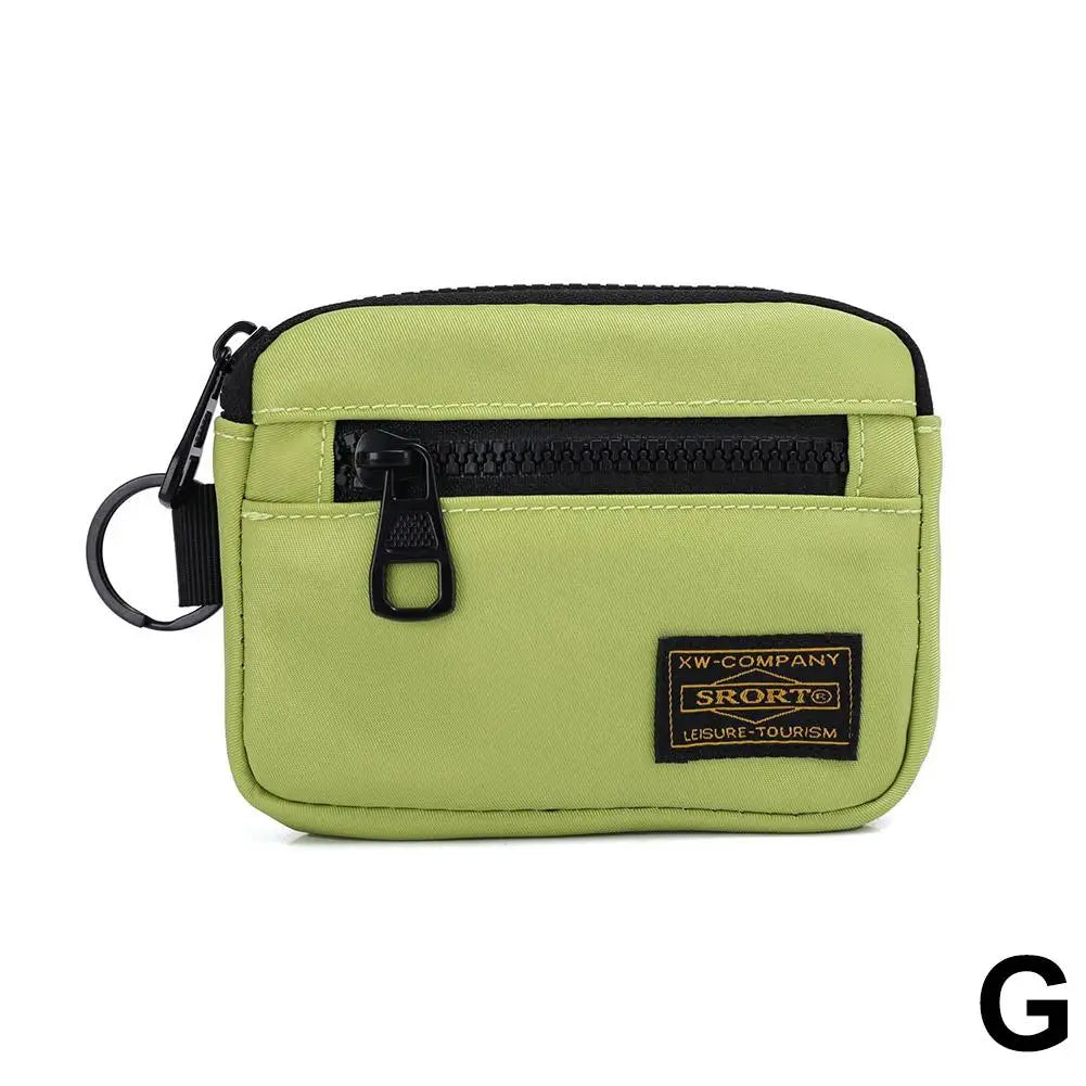 Porte-Monnaie Oxford Zipper Compact Unisexe — CLEVI Paris