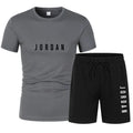 Ensemble Homme T-Shirt Col Rond + Short Imprimé Digital Casual Sport Été – CLEVI Paris
