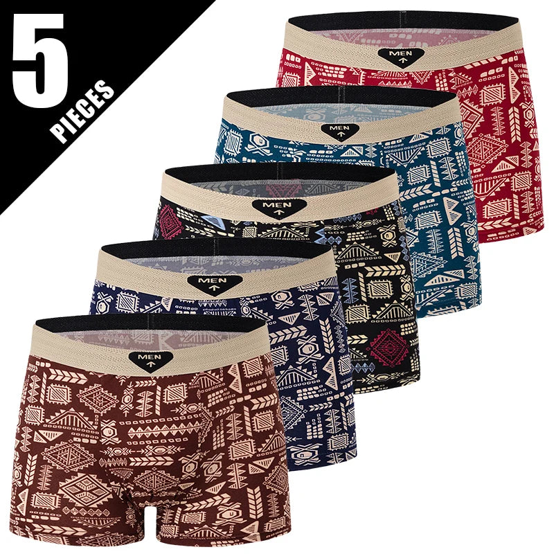 Lot de 4/5 Boxers Homme – Tailles Européennes & Motifs Mode – CLEVI Paris