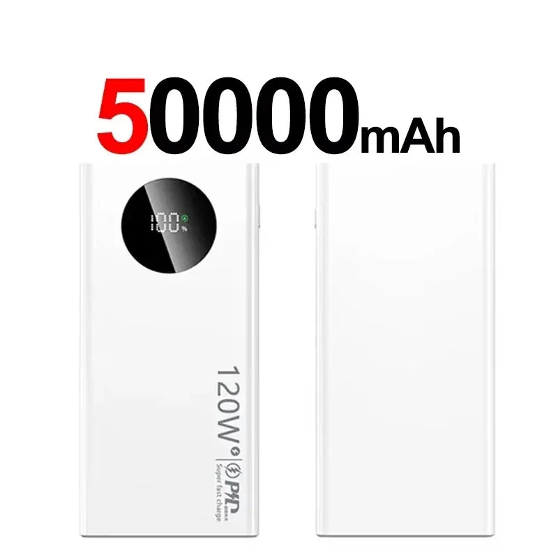 Batterie Externe Lenovo 120W PD20W Affichage LED 50-200000mAh – CLEVI Paris