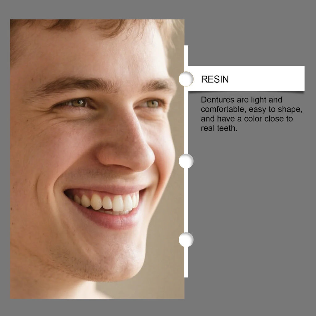 Dentier Complet Ajustable Adulte | Prothèse Dentaire Portable Haut & Bas | Homme & Femme – CLEVI Paris