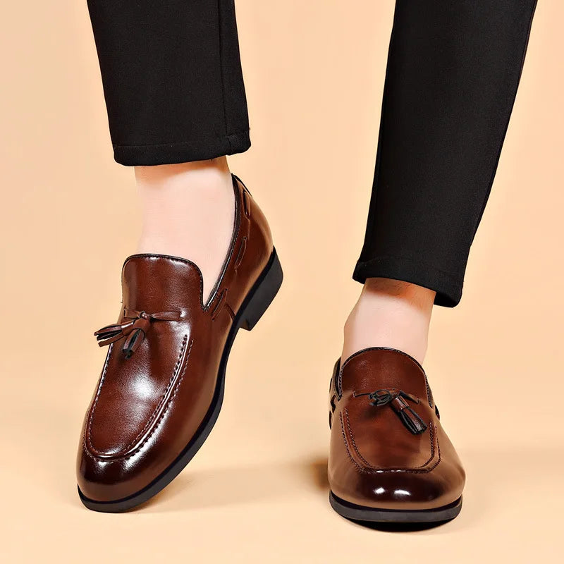 Mocassins homme à bout pointu YDX868 – CLEVI Paris