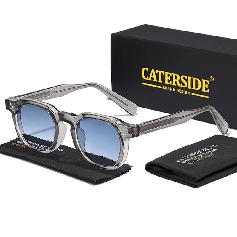 Lunettes de Soleil Style Punk Unisexe CATERSIDE – Monture Carrée Miroir UV400 – CLEVI Paris
