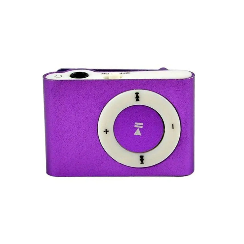 Mini Lecteur MP3 Clip Sport – Boîtier Métal, Jack 3,5 mm, 8 Couleurs | Walkman