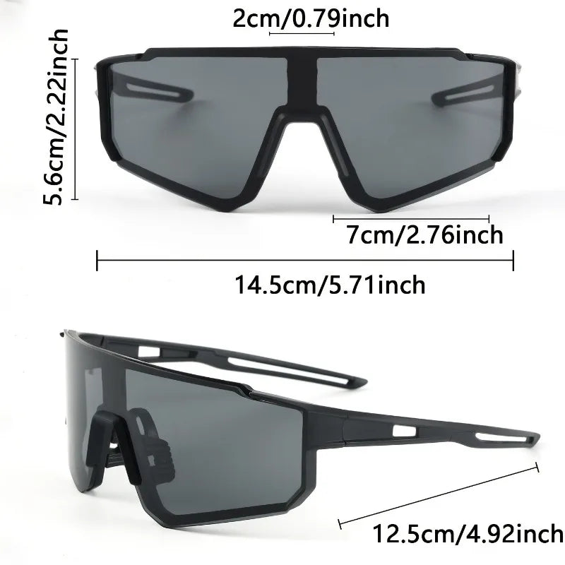 Lunettes Oversize Homme UV400 – Style Fashion Casual Grande Monture