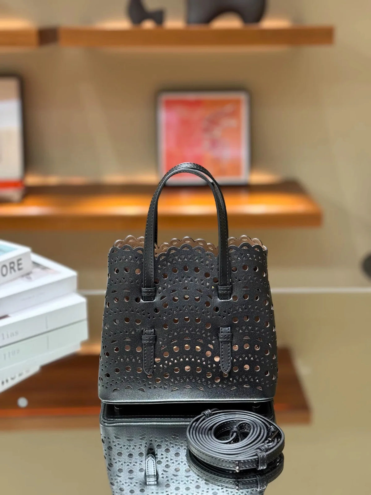 Sac fourre-tout femme à découpes – CLEVI Paris