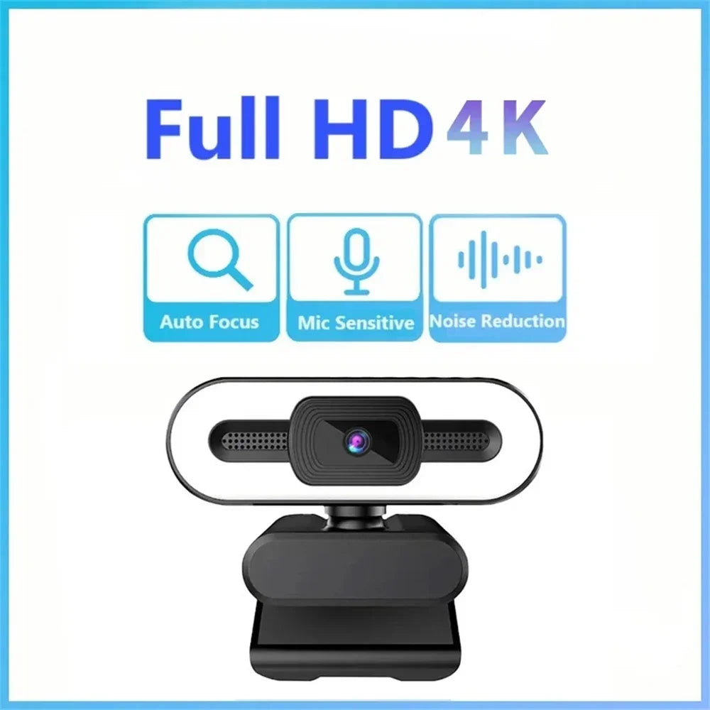 Webcam Full HD 1080P / 2K / 4K avec Autofocus et Micro – CLEVI Paris