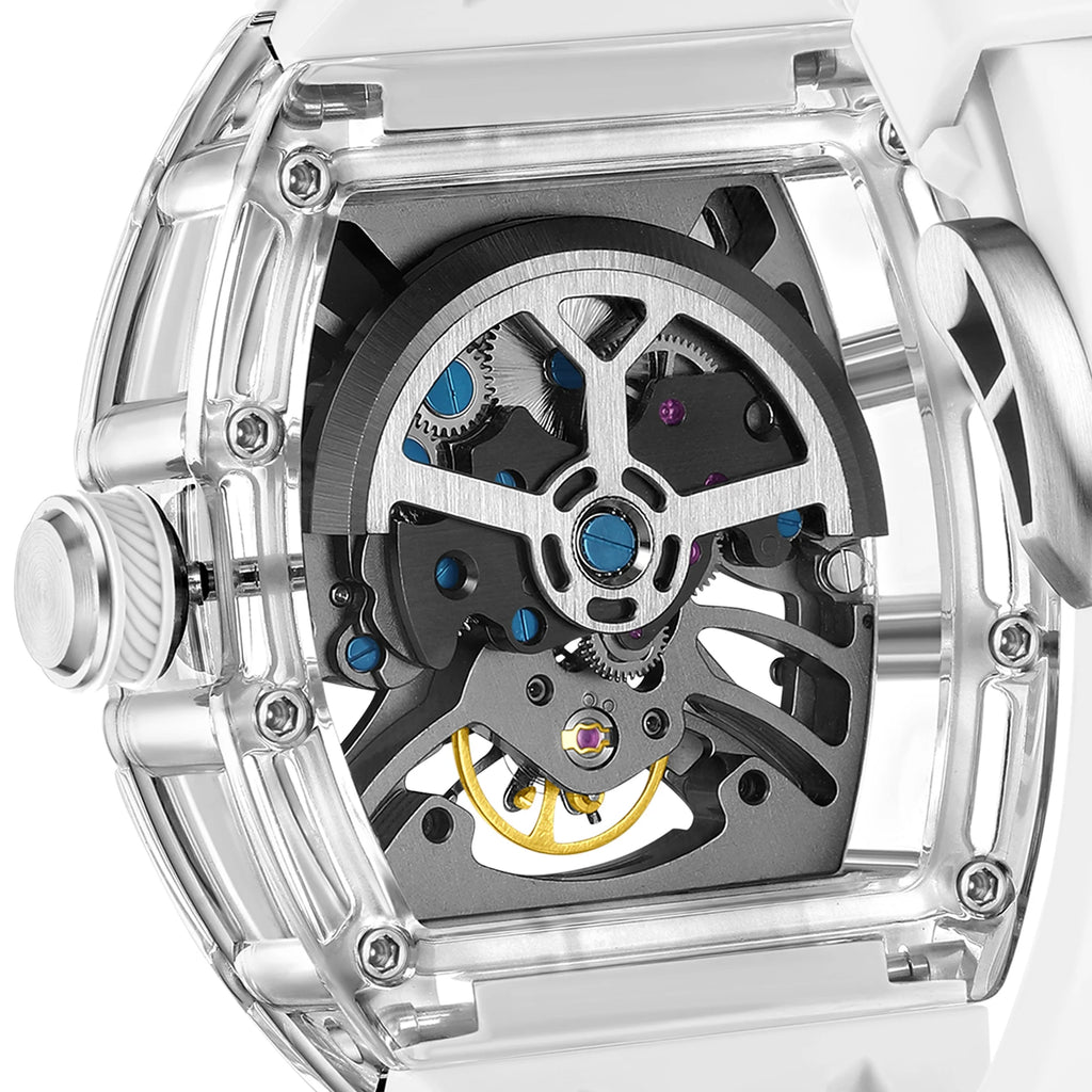Montre Mécanique Homme Daniel Gorman 919511 – Squelette Automatique, Saphir & Acier