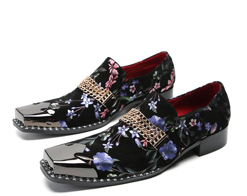 Oxfords Homme Bout Métal Doré – CLEVI Paris