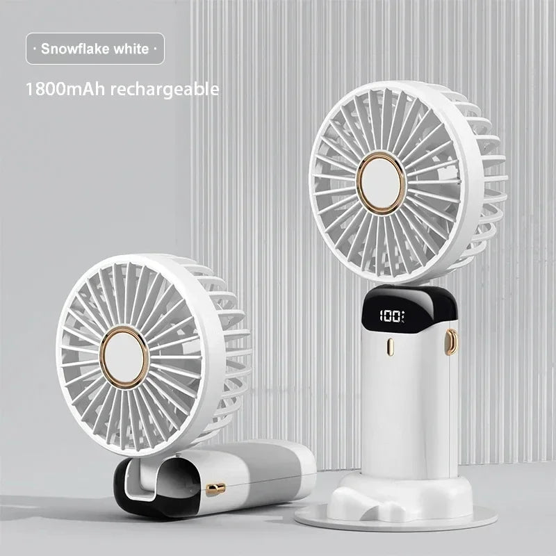 Ventilateur portable 5 vitesses – CLEVI Paris