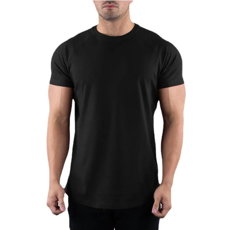 T-Shirt Fitness Homme Muscleguys – Coton Slim Fit, Col Rond, Manches Courtes