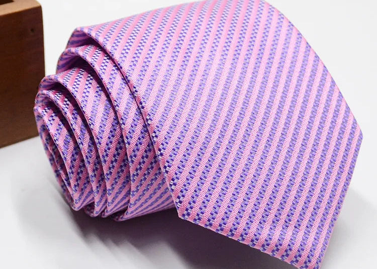 Cravate homme motifs variés 7–8 cm – CLEVI Paris