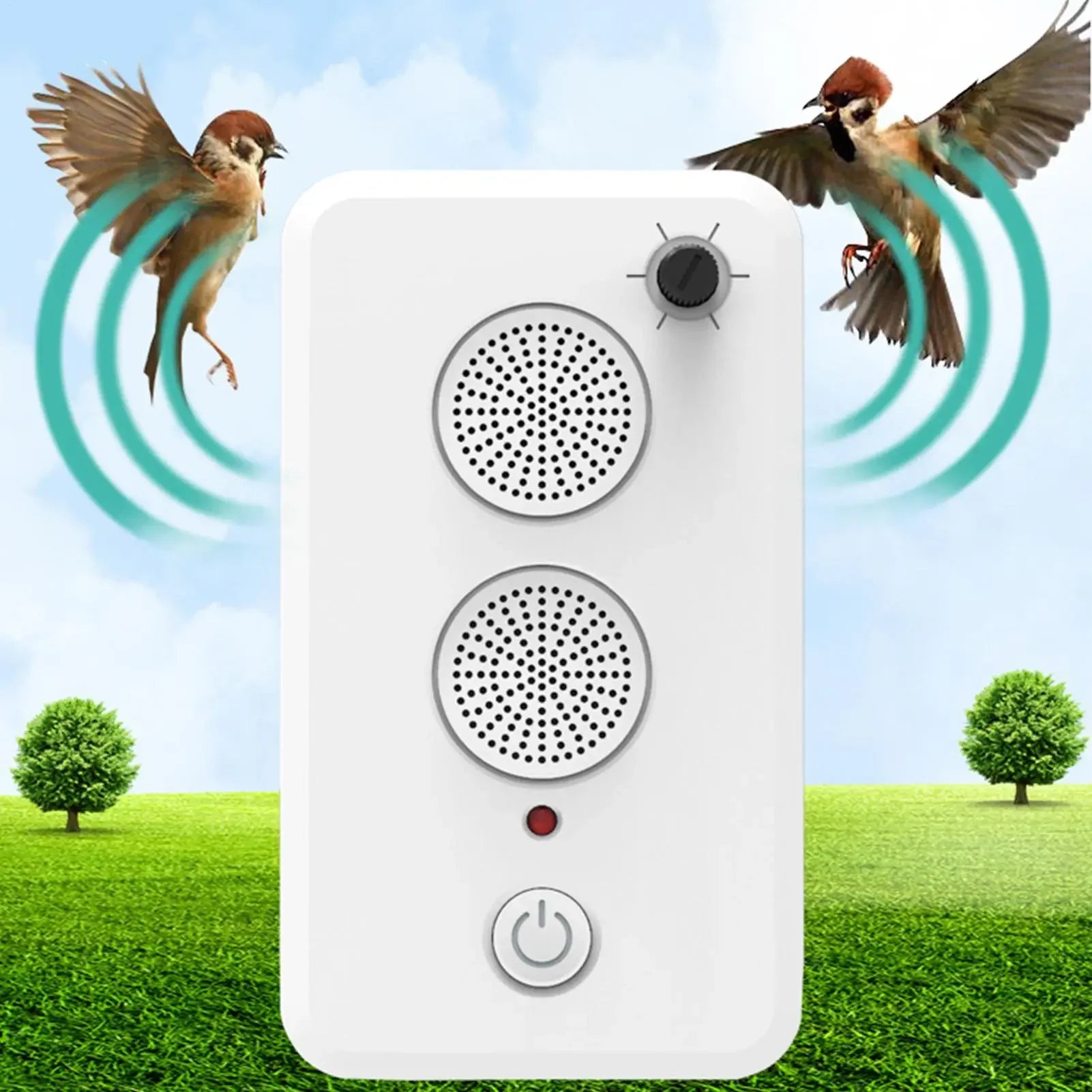 Répulsif Ultrasonique Rechargeable USB – Anti Chauves-Souris, Oiseaux & Nuisibles – Réglable, Silencieux, Intérieur & Extérieur