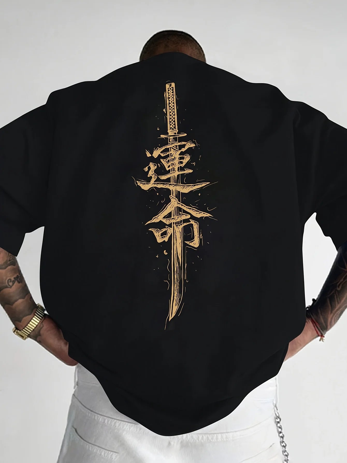 T-Shirt Unisexe Imprimé Samouraï Japonais 100% Coton Manches Courtes 15 Coloris – CLEVI Paris