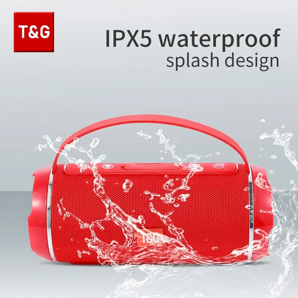 T&G TG116C Enceinte Bluetooth Portable Waterproof TWS 3D Stéréo – CLEVI Paris