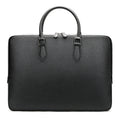 Serviette Homme Cuir Vache Motif Croisé Minimaliste Laptop – CLEVI Paris