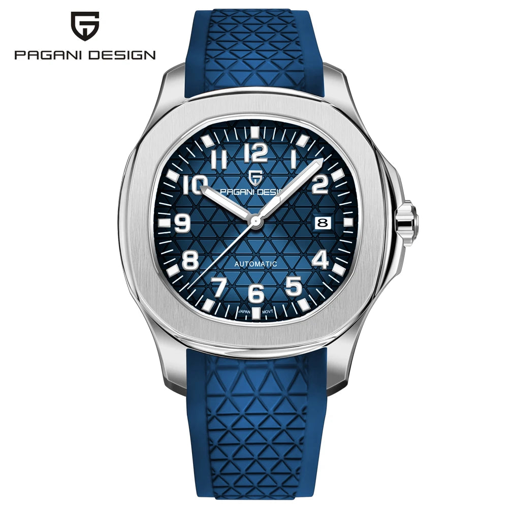 Montre PAGANI DESIGN PD-YS031 – Automatique, Verre Saphir AR, Acier Inoxydable, Couronne Visée, Étanche 10 ATM – CLEVI Paris