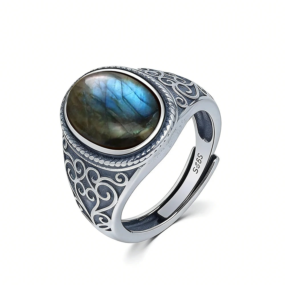 Bague Homme Œil de Tigre Argent 925 – CLEVI Paris