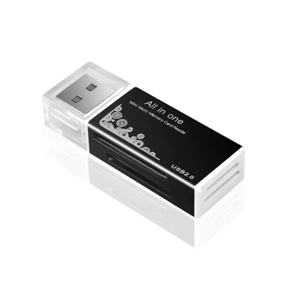 Lecteur de Cartes USB 2-en-1 – SD/TF, USB 2.0 & 3.0, Hub 4 Ports, PC & Laptop